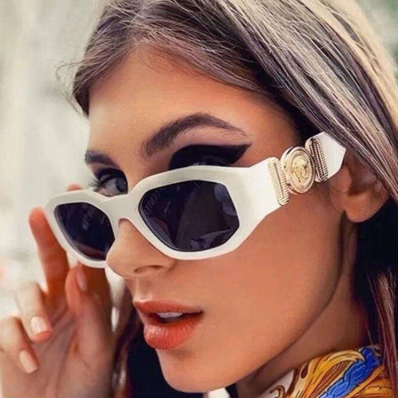 Vintage Square Sunglasses Women Men Luxury Brand Designer Sun Glasses Travel Shades Retro Eyewear UV400 Zonnebril Voor Mannen