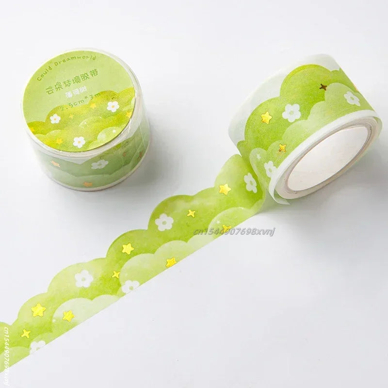 Kawaii Gradient Clouds Washi Tapes DIY Scrapbooking Journal Planner Diary Stickers Cute Masking Tape Korean Stationery Office