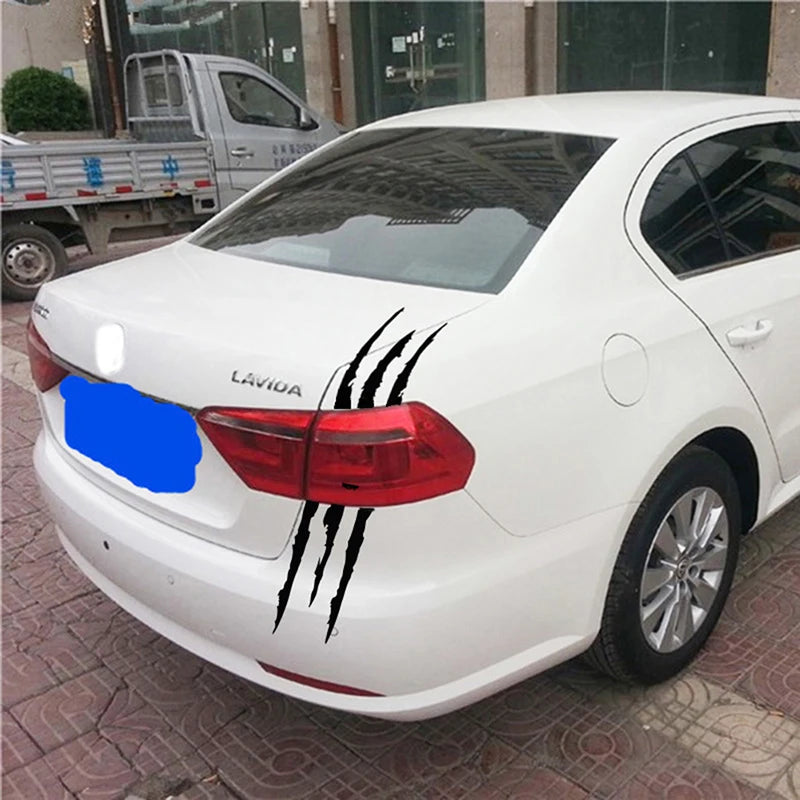 Car Styling Headlights Personalized Car Stickers Monster Claw Scratch Stripe Marks Headlight Decal Car Stickers Auto Accessorie