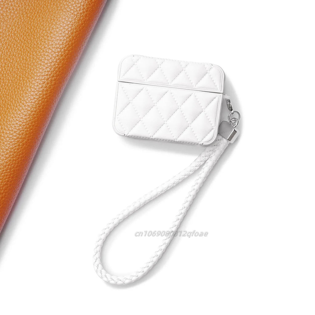 Airpod Pro 2 Leather Case Cover with keychian luxury Earphone Case For apple air pods pro 1 2 3  case for airpod pro 2 cover
