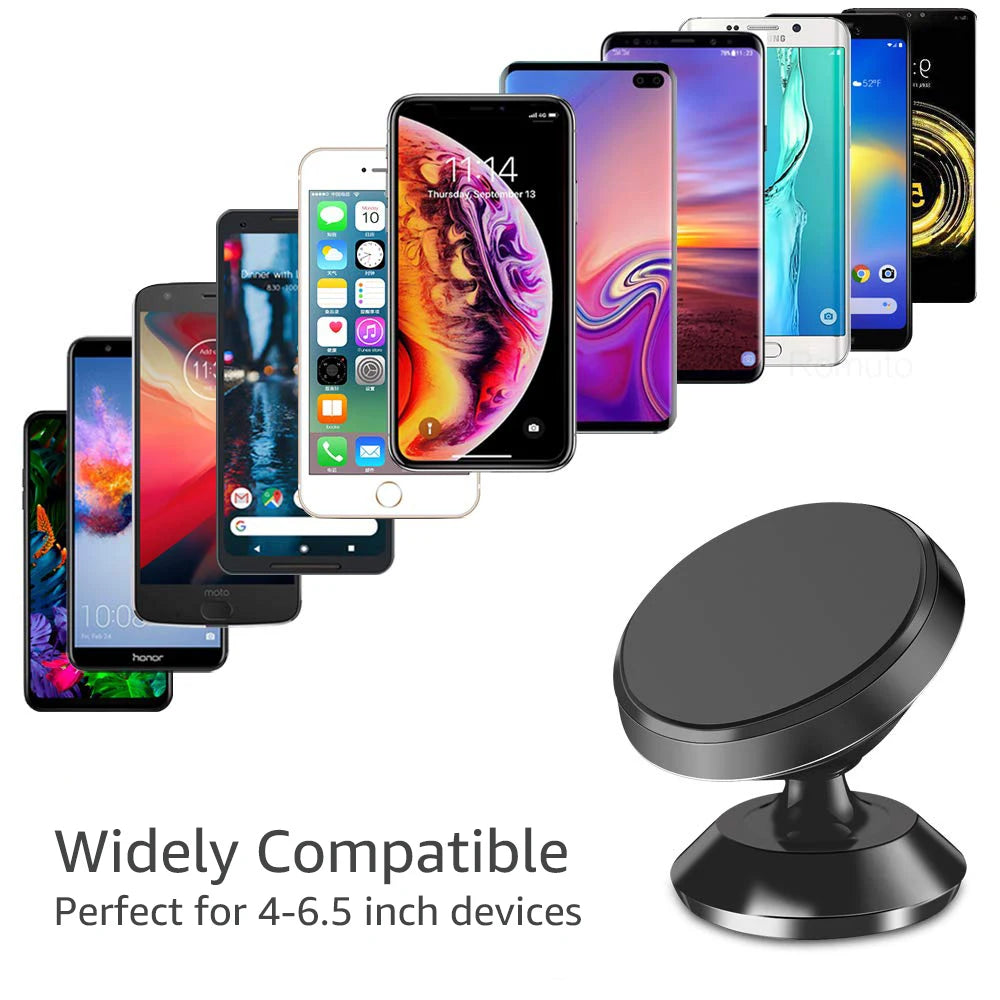 Metal Magnetic Car Phone Holder Mobile Cell Phone Holder Stand Magnet Mount Bracket In Car For iPhone 13 12 Samsung Redmi Xiaomi