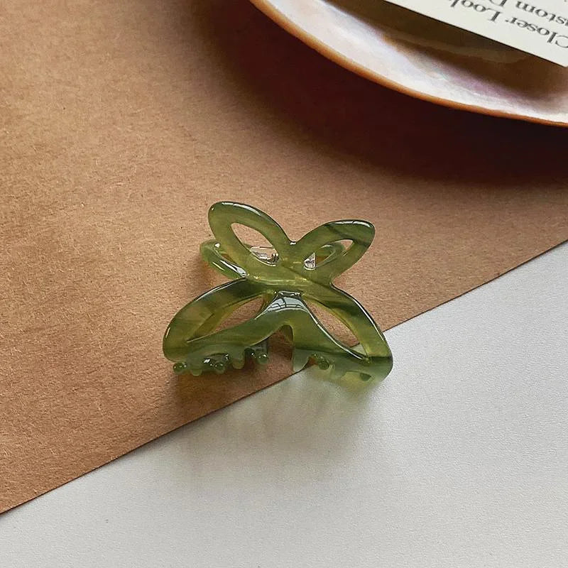 Half Tie Hair Clip Female Back of Head Clip Butterfly Grab Clips New Shark Clip Shattered Hair Clips Advanced Sense Hair 집게핀