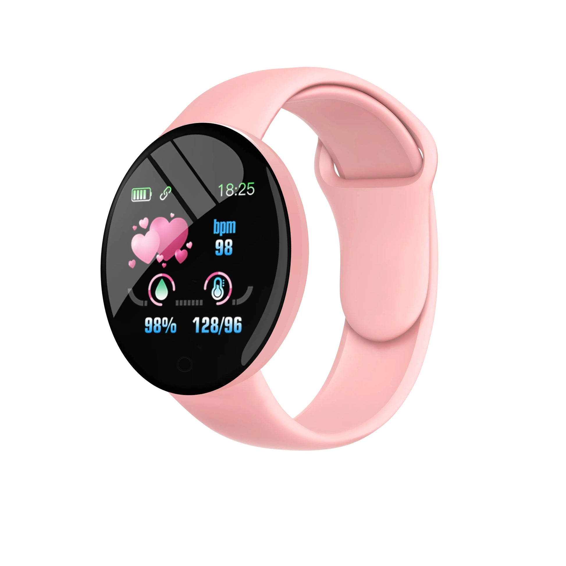 D18 Smartwatch Circular Color Screen With Multiple Sports Modes Call Information Reminder Photo Taking Music Smart Bracelet D20