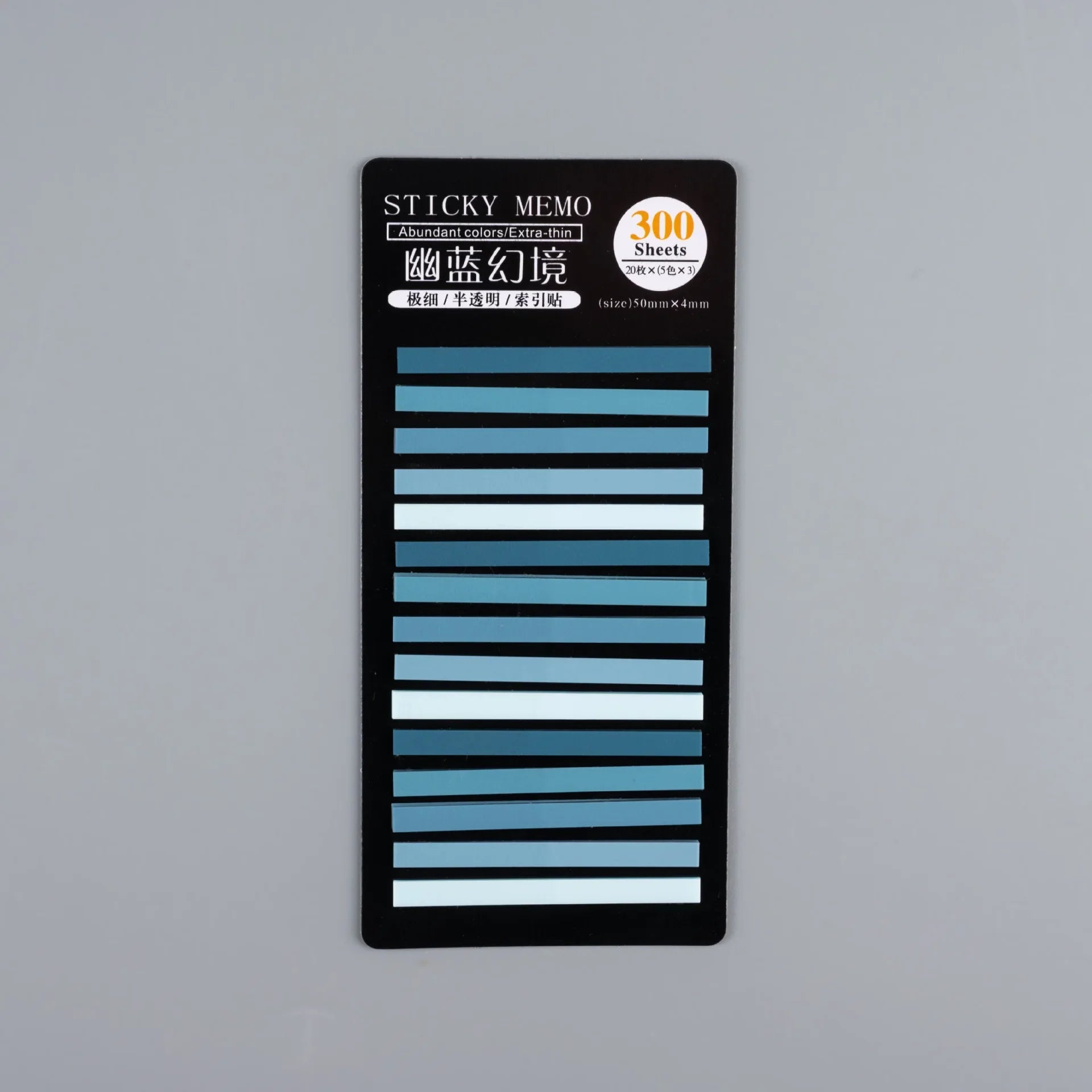 300 Sheets Colorful Practical Index Sticky Notes Thin Tags Memo Bookmark Stickers Label Office Students Book Reading Marking