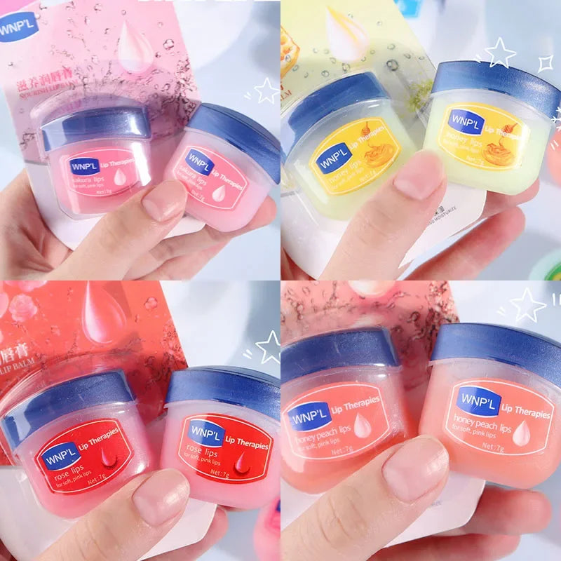 4/6/8 Pieces Set Vaseline Lip Balm Moisturizing Lip Mask Repairing Lips for Men and Women Fade Lip Lines Korea Lip Cream