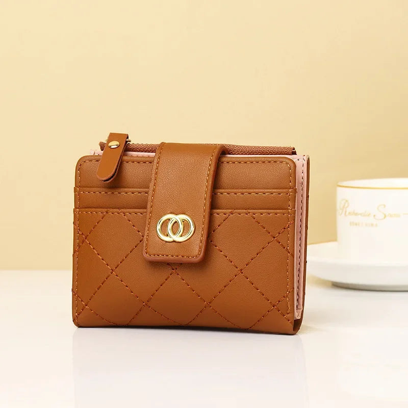 Women Wallets PU Leather Female Purse Mini Multi-Cards Holder Coin Short Wallets Slim Small Wallet Zipper Carteras Para Mujeres