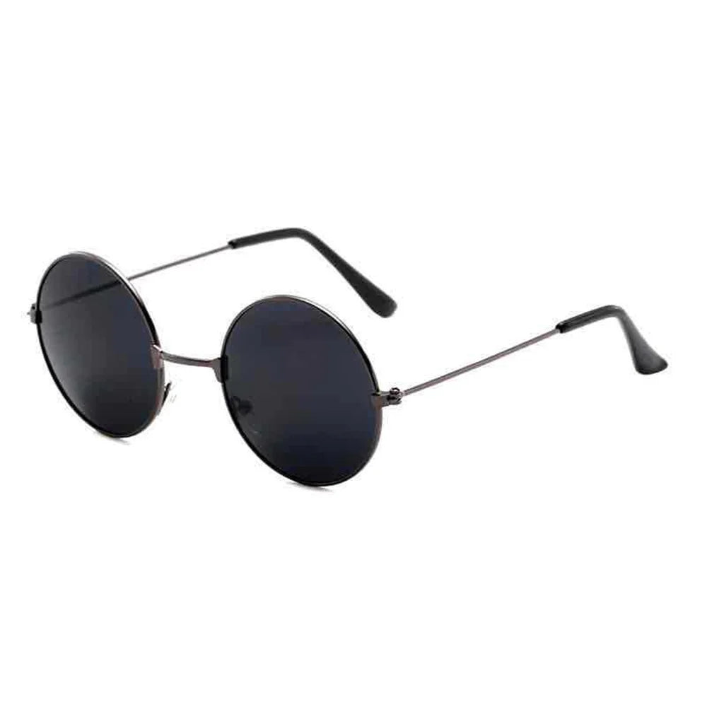 Retro Round Sunglasses For Men Women Metal Hippie Circle Eyeglasses Clear Lens Sun Glasses Goggles Wedding Photo Prop Eyewear