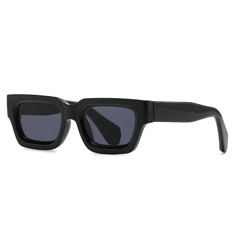 2024 Fashion Square Sunglasses Women Clear Ocean Gradient Lens Eyewear Vintage Trending Men Punk Kpop Sun Glasses Gafas De Sol