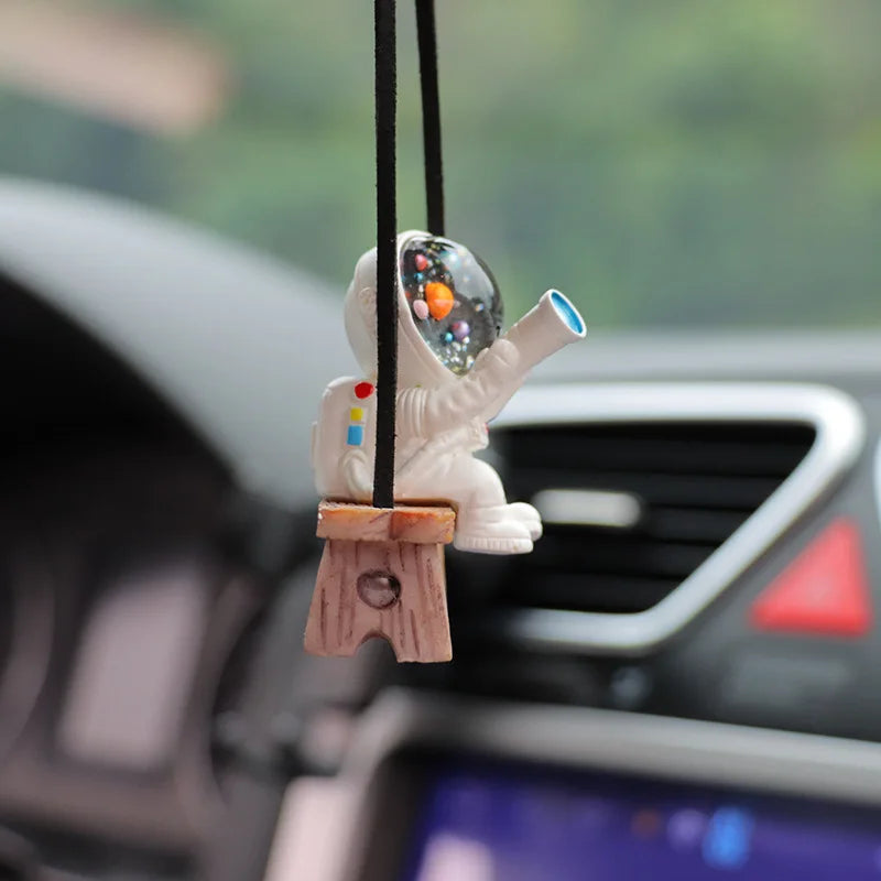 Car Accessories Interior Fun Ornaments Adorn Decors Car Decoration Creative Astronaut Pendant