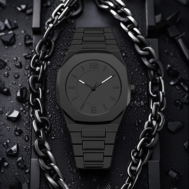 UTHAI 2025 New Men's Watches Business Waterproof Plastic Wristbands Fashionable And Casual Quartz Watches Reloj Hombre