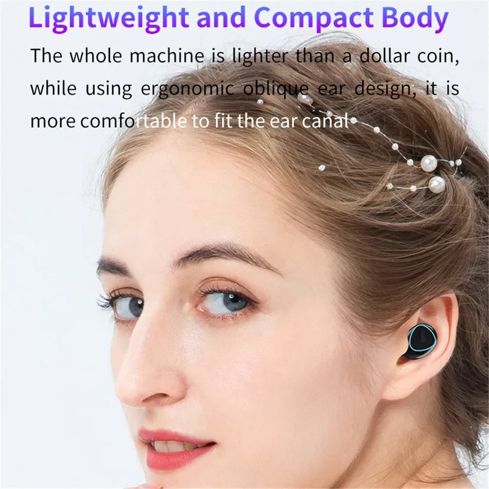 M10 Wireless Headphone Bluetooth Earphones Waterproof Earpieces Sport Earbuds For Huawei iPhone OPPO Xiaomi TWS Music Headset
