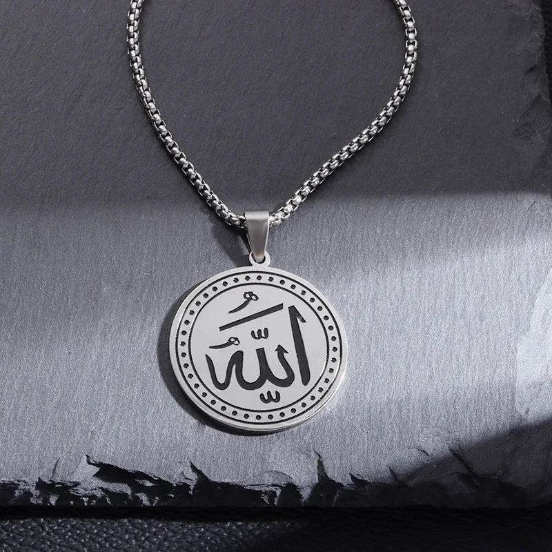 Gold Color Muslim Allah Quran Pendant Necklace Men Women Fashion Faith Islam Religious Jewelry Ramadan Gifts