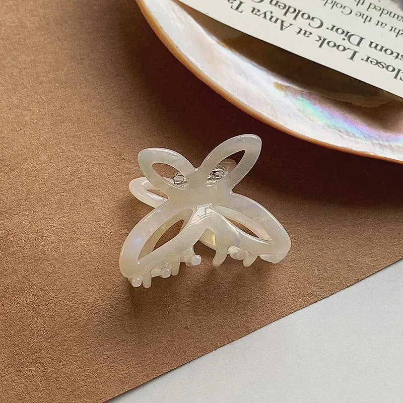 Half Tie Hair Clip Female Back of Head Clip Butterfly Grab Clips New Shark Clip Shattered Hair Clips Advanced Sense Hair 집게핀