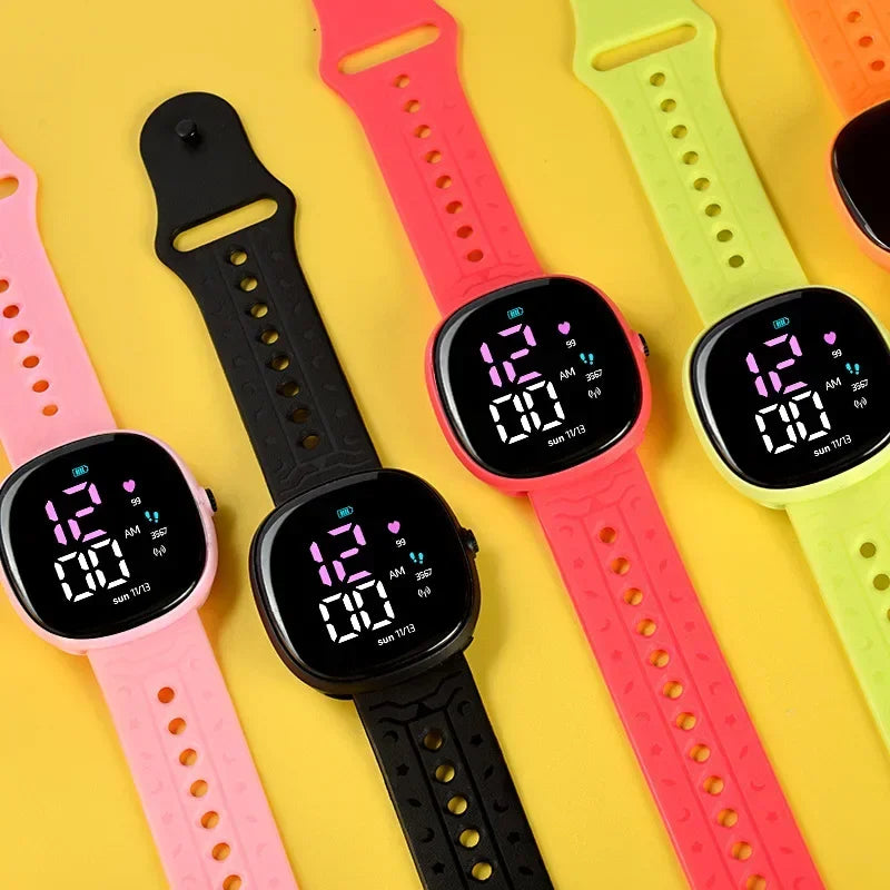 New LED Student Electronic Watch Children Wrist Watch Sports Waterproof Children's Digital Watch kids