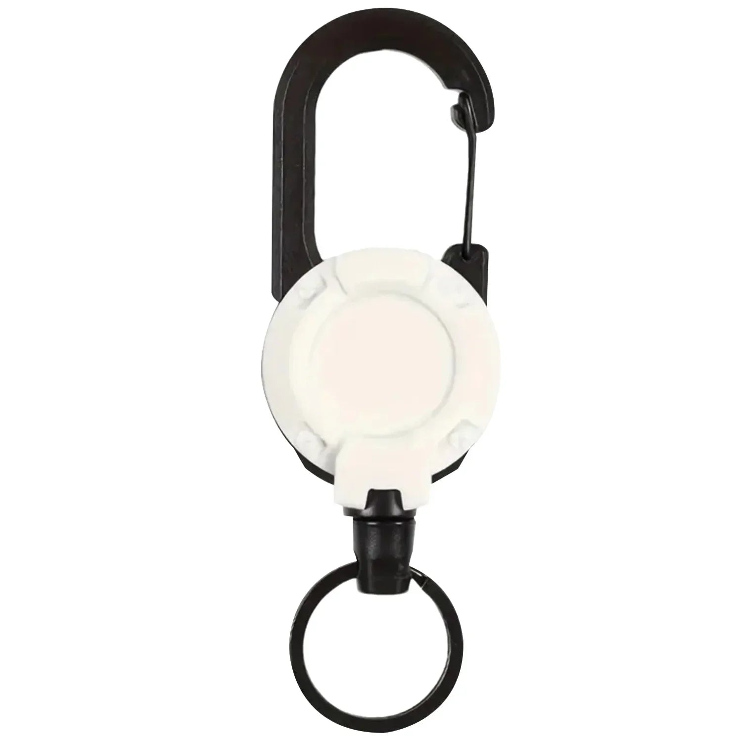 1Pcs Anti-theft Metal Easy-to-pull Buckle Rope Elastic Keychain Sporty Retractable Key Ring Anti Lost Yoyo Ski Pass ID Card
