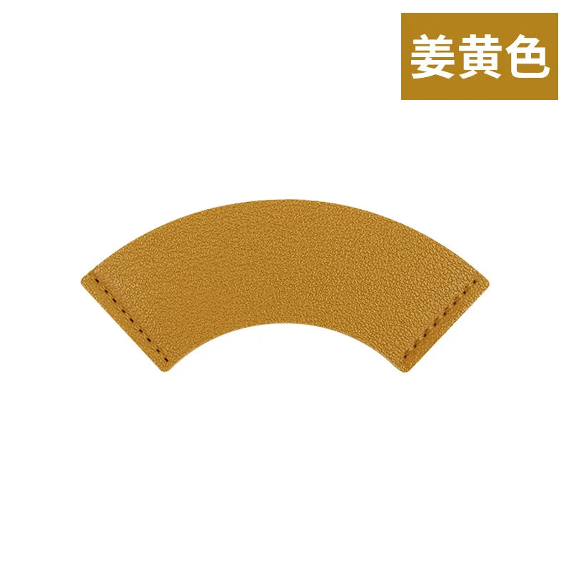 PU Bookmark Leather Heart Bookmark Mini-portable Gift Heart Bookmark Page Folder Corner Protective Cover School Supplies