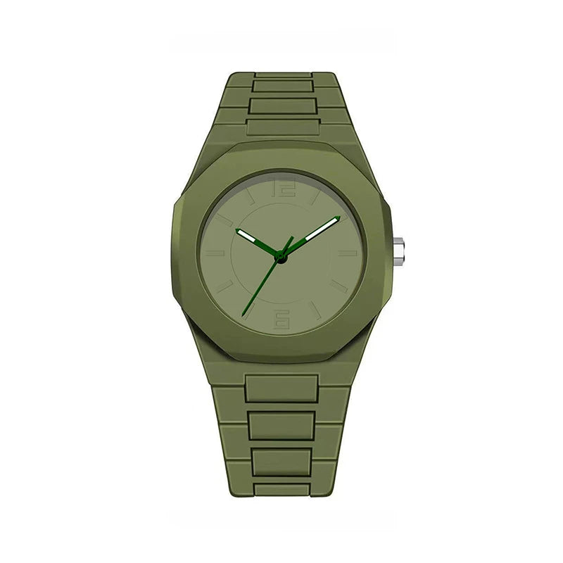 UTHAI 2025 New Men's Watches Business Waterproof Plastic Wristbands Fashionable And Casual Quartz Watches Reloj Hombre