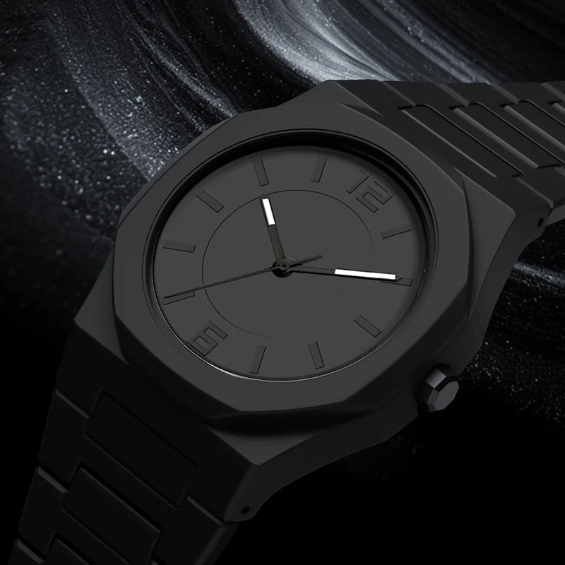 UTHAI 2025 New Men's Watches Business Waterproof Plastic Wristbands Fashionable And Casual Quartz Watches Reloj Hombre