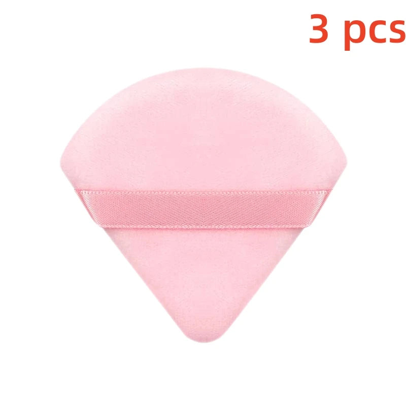 Triangle Powder Puff Soft Makeup Sponge for Face Make Up Eyes Contouring Shadow Cosmetic Washable Mini Velvet Foundation Puff