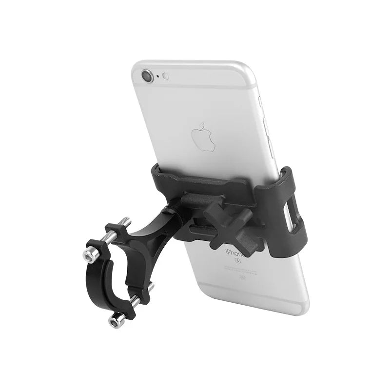 Aluminum Alloy Mobile Phone Holder MTB Bicycle Metal Cellphone Stand Shock-proof Fixed Navigation Bracket Bike Moto Accessories