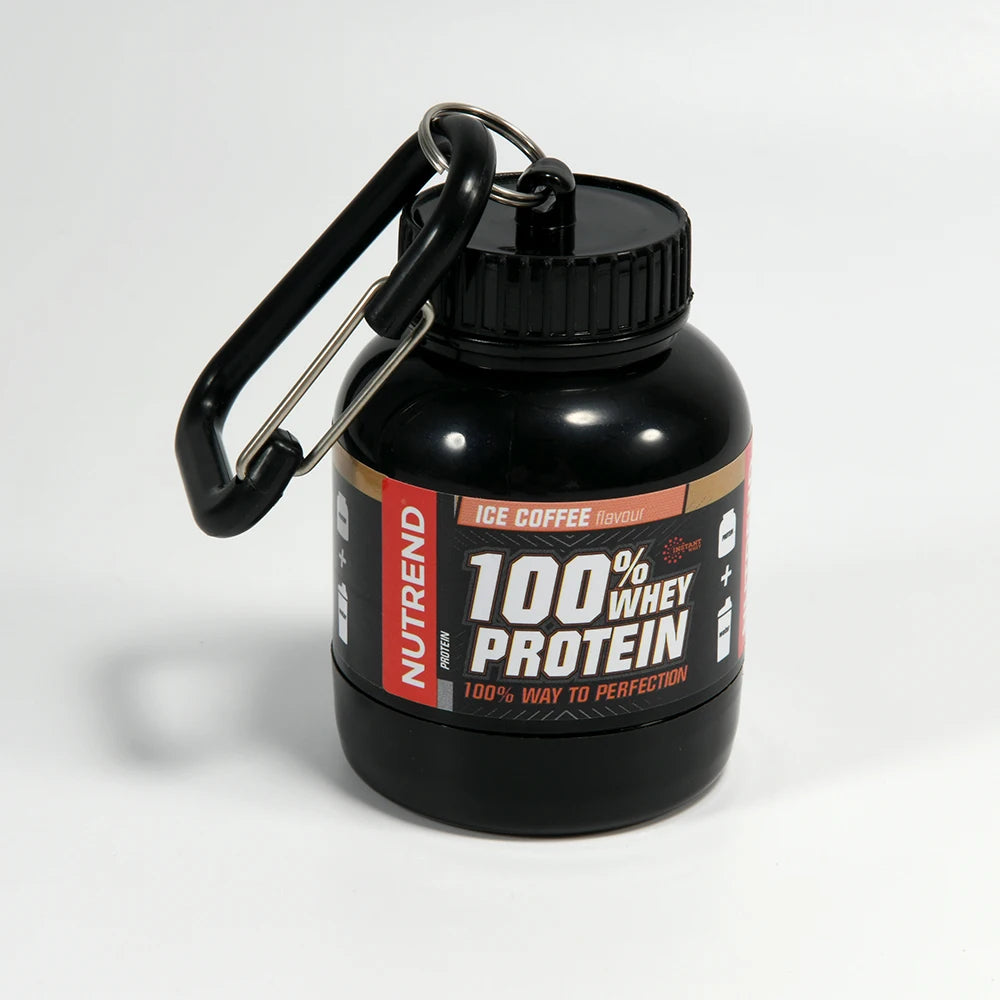 Mini Portable Protein Powder Milk Food Storage Multifunctional Bottle with Key Chain