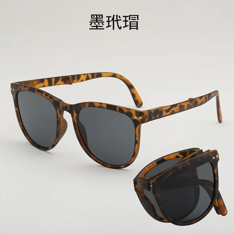 UV400 Cycling Sunglasses Portable Foldable Round Frame Shade Windshield Avoid Flying Insects Bicycle Accessories Темные Очки