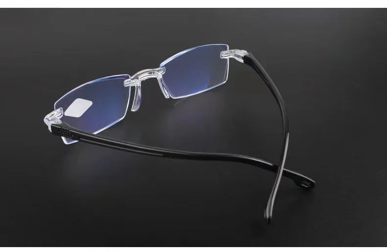 Elder Ultralight Reading Glasses for Men Women Retro HD Lens Blue Light Blocking Eyewear Classic Square Far Sight Eyeglasses