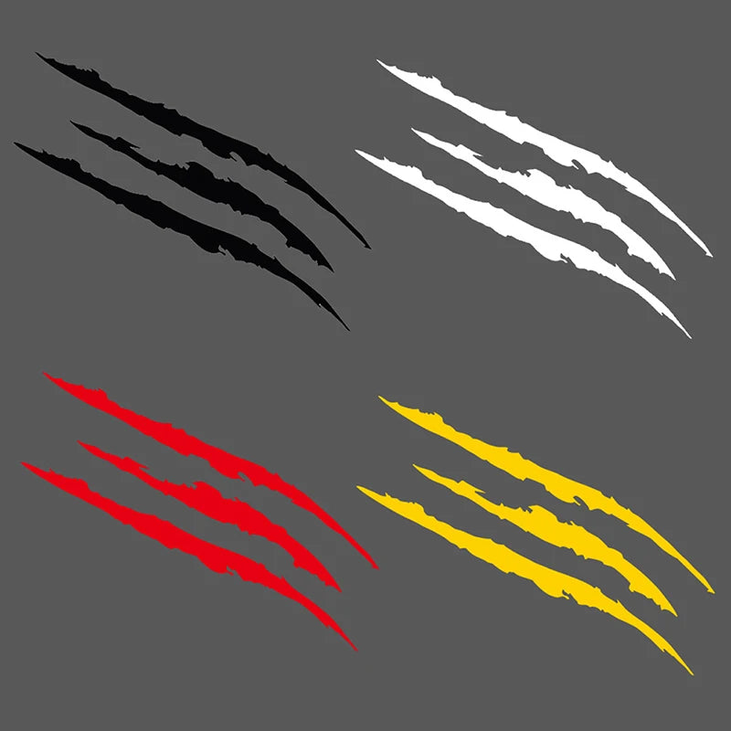 Car Styling Headlights Personalized Car Stickers Monster Claw Scratch Stripe Marks Headlight Decal Car Stickers Auto Accessorie