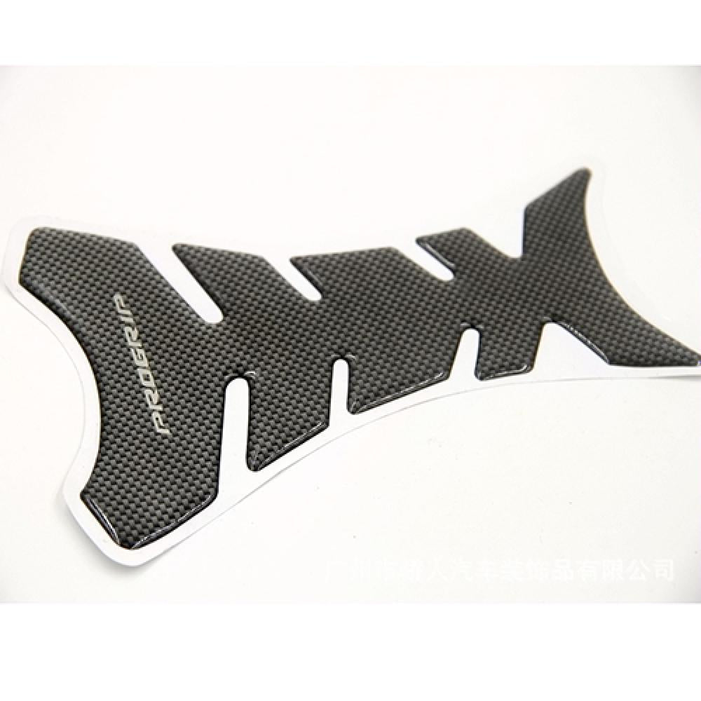 Black Sticker Car Decoration Decoration Carbon Fishbone Shape Fiber Motorcycle Tank Pad Car Decoration