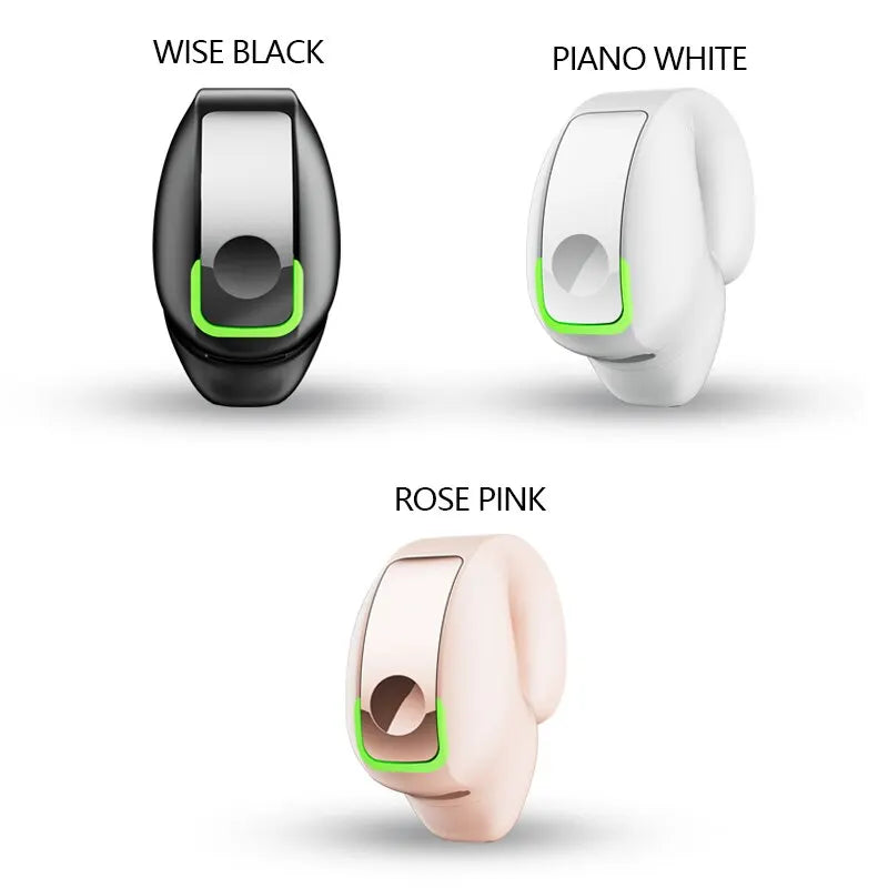 Bone Conduction Earbuds Waterproof Mini Single Ear Clip Earphone Bluetooth-compatible 5.3 Wireless Headphone for Call Smartphone