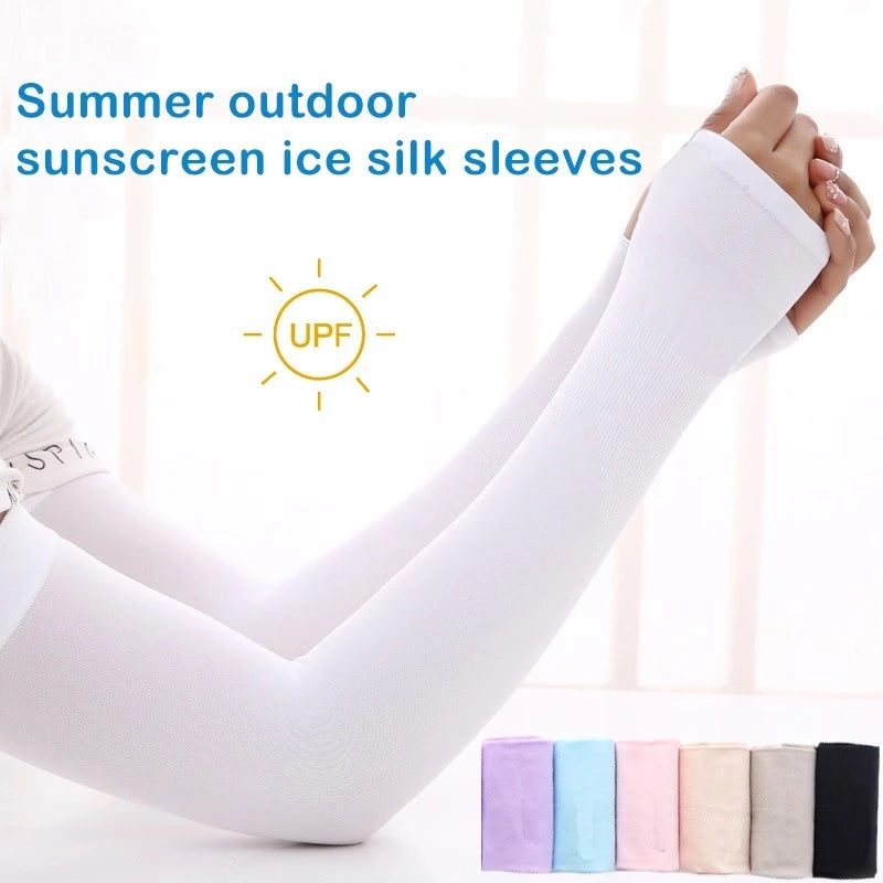 Arm Sleeves Warmers Sports Sleeve Sun UV Protection Hand Cover Cooling Warmer Running Fishing Cycling Ski Mangas Para Brazo
