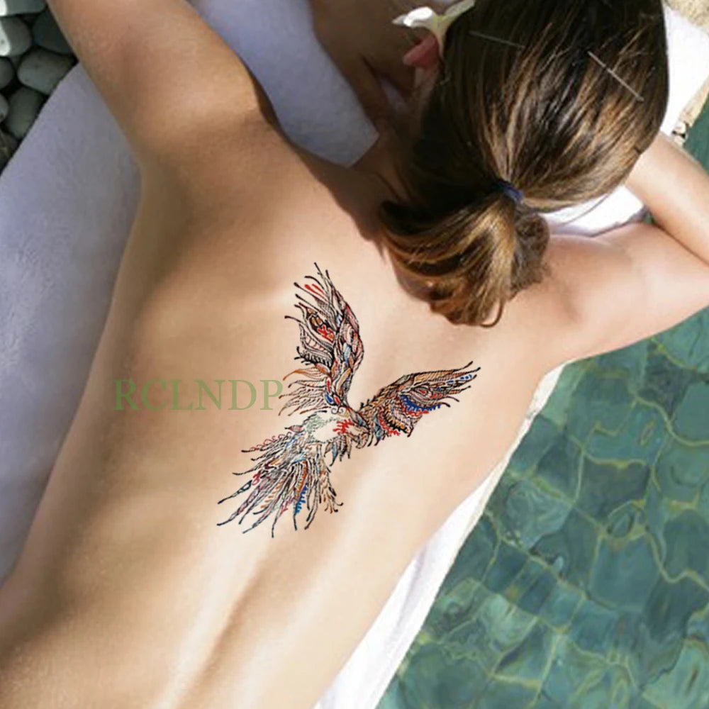 Waterproof Temporary Tattoo Sticker stripe QR code streak line Fake Tatto Flash Tatoo Back leg Abdomen Arm for Girl Women Men