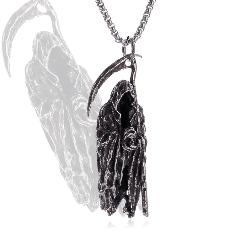 Vintage Buddhist Dharma Vessel Exorcism Vajra Pendant Necklace for Men Necklace Religious Amulet Accessory Gift