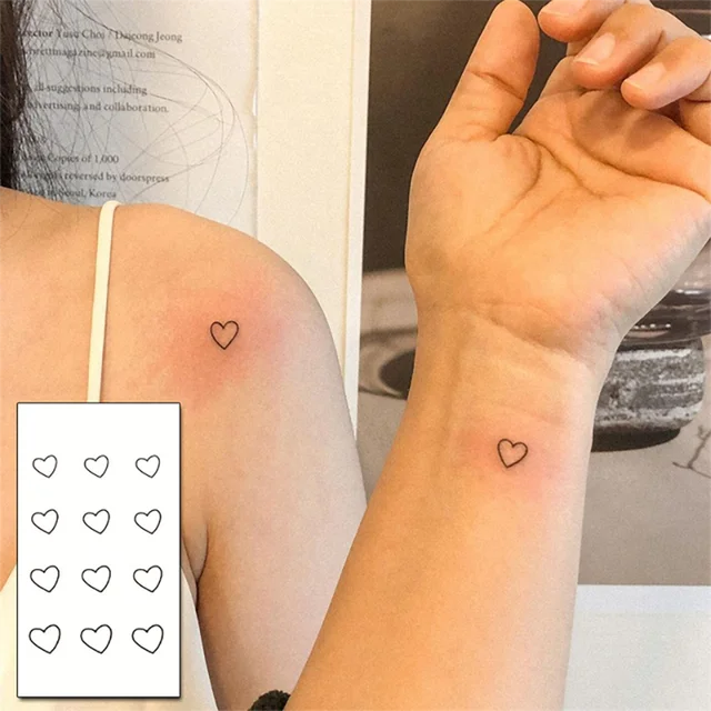 Waterproof Temporary Tattoo Sticker Anime Cartoon Kids Sea Love Pattern Flash Tatoo Fake Tatto Body Art for Woman Men