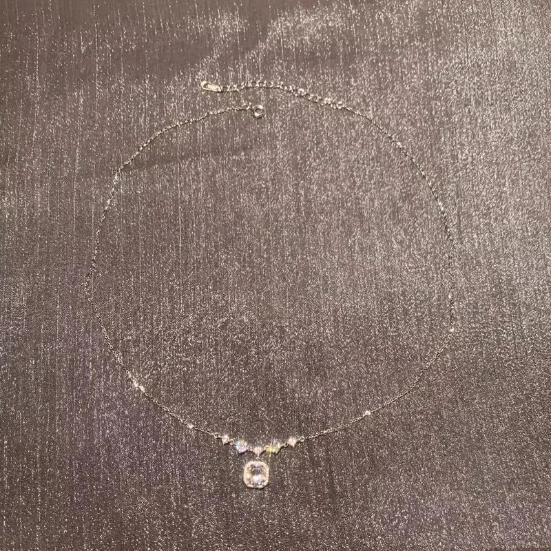 Zircon Pendants Necklaces For Girl Luxury Fine Jewelry Gift Female Wedding Gift Wholesale