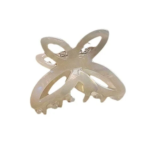 Half Tie Hair Clip Female Back of Head Clip Butterfly Grab Clips New Shark Clip Shattered Hair Clips Advanced Sense Hair 집게핀