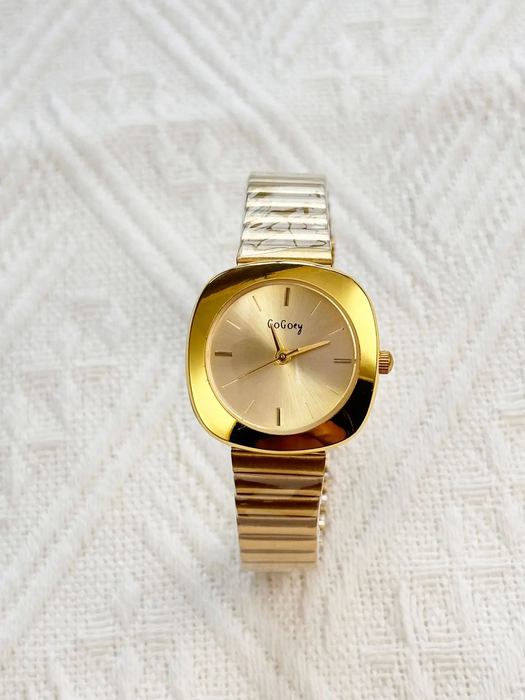 Ladies Simple Gold Quartz Watch Brand Watches for Women Adjustable Stainless Steel Strap Luxury Gift Wristwatches Dropshipping