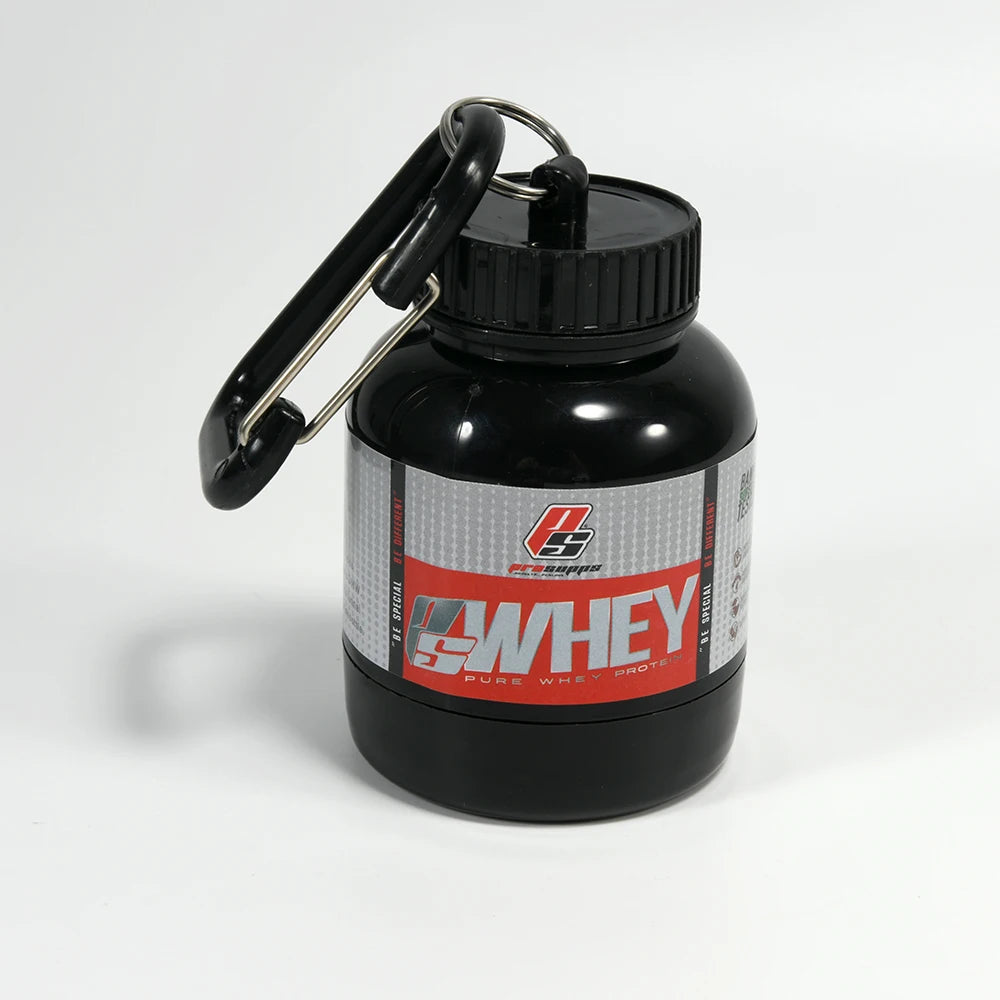 Mini Portable Protein Powder Milk Food Storage Multifunctional Bottle with Key Chain