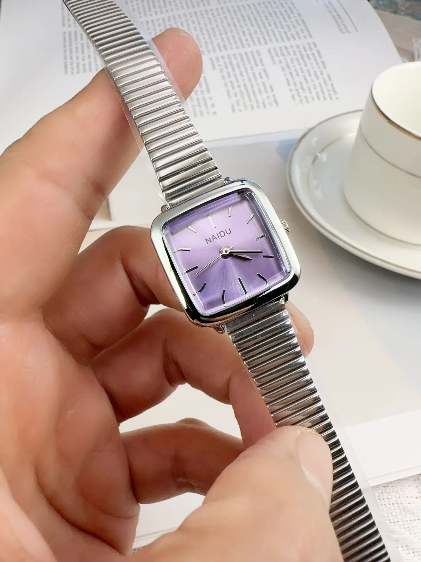 Retro Steel Strap Watch for Women Luxury Gift Square Quartz Watch Students Casual Ladies Wristwatch Dropshipping Reloj Mujer