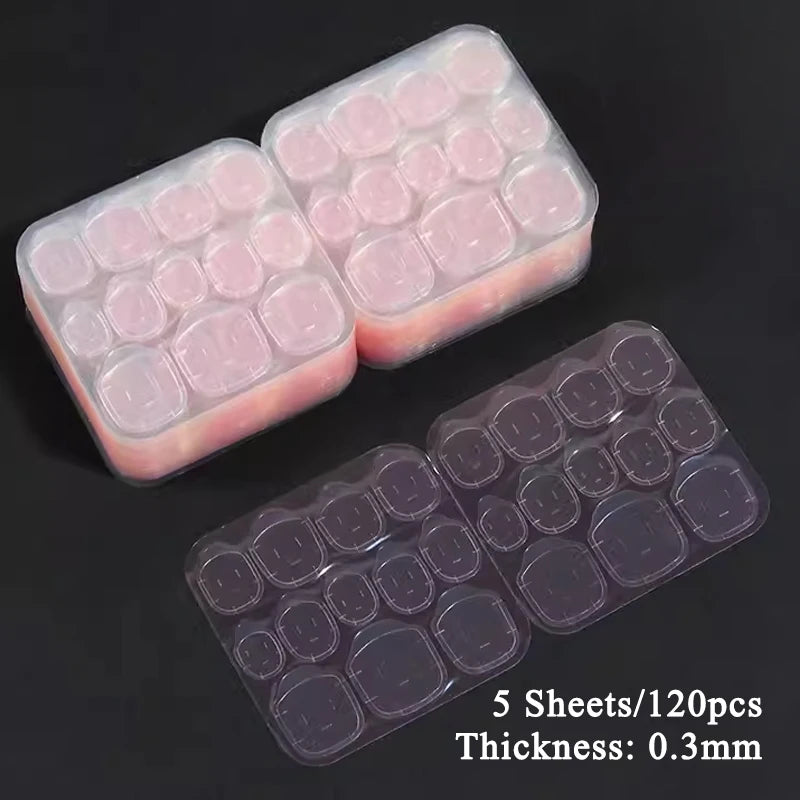 30pcs Gradient Fake Nails French Blush Nude Nail Waterproof Faux Medium Coffin False Nails Fingernails Press On Nails Tips  Mani