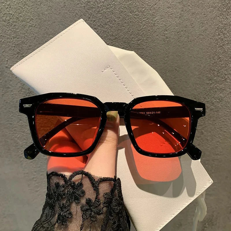 Vintage Sunglasses  Unisex Rectangle Fashion Design Retro Sun Glasses Female Lady Eyeglass Cat Eye Casual Goggles 2023 New