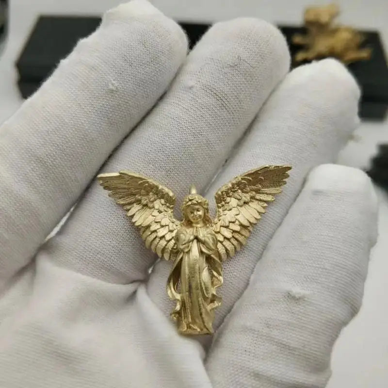 Silver-Plated Anime Mecha Beautiful Girl Girl Pendant Necklace Men and Women Hip-Hop Rock Punk Trendy Jewelry Gift