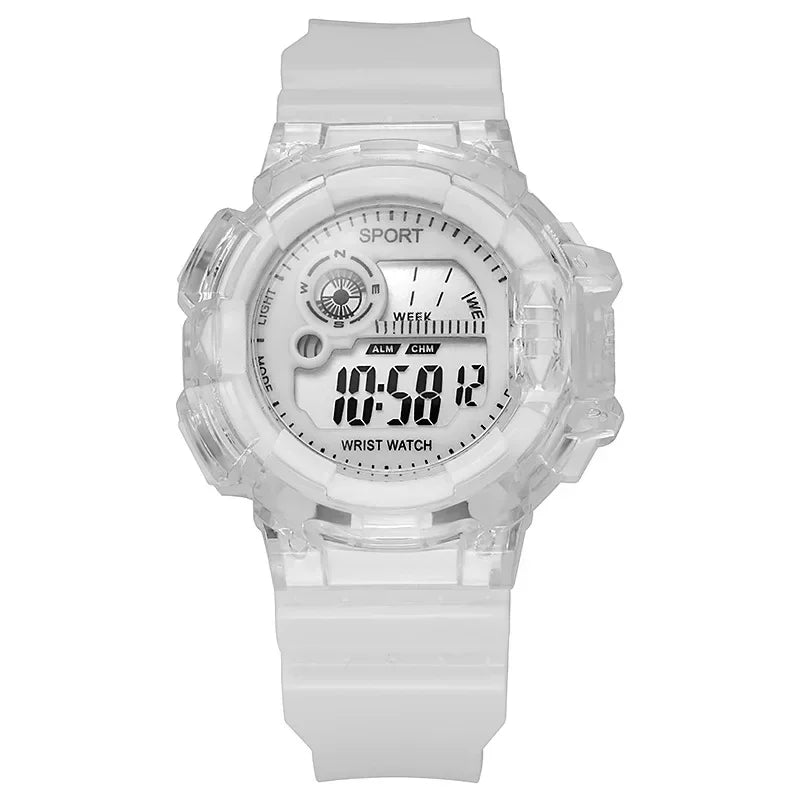 Children's Electronic Watch Teenage Couple Fashion And Sports Multifunctional Watch Electronic Watch Excluding bracelets