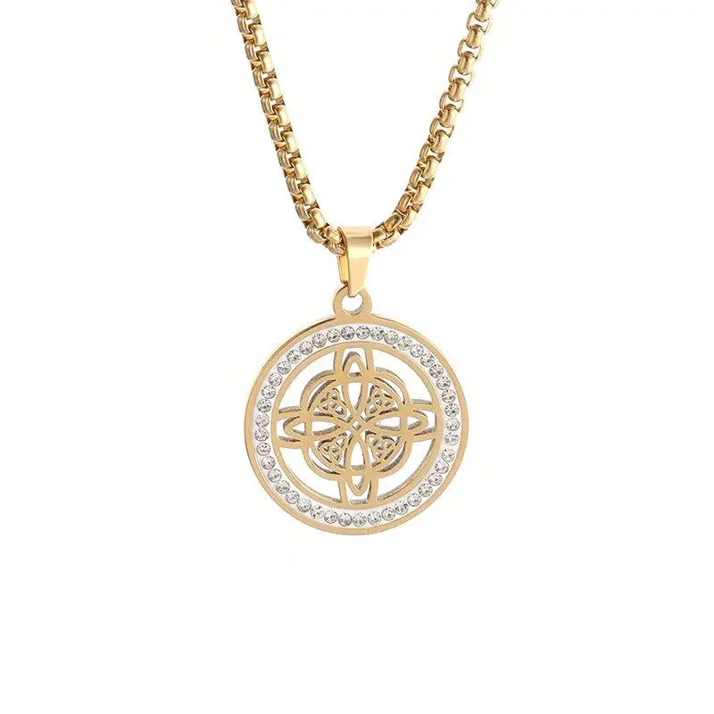 Stainless Steel Witchcraft Witch's Knot Adjustable Bracelet for Men Women Irish Celtic Supernatural Lucky Jewelry