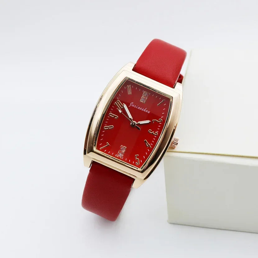 Vintage Charming Quartz Watch for Women Belt Wrist Watches Fashion Accessories Girl Party Gifts Reloj