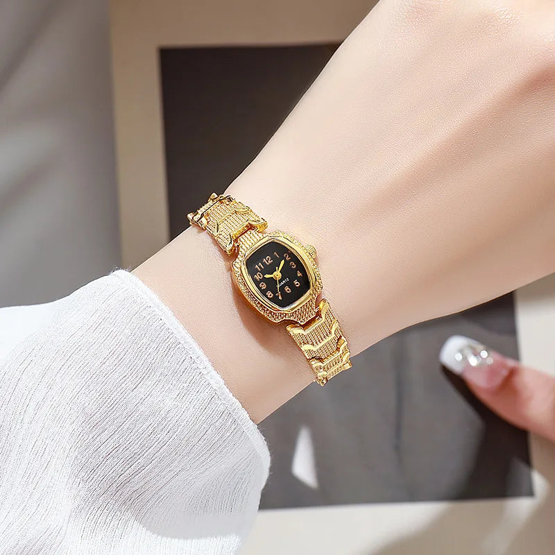 luxury women gold watch fashion ladies Quartz Wristwatches
