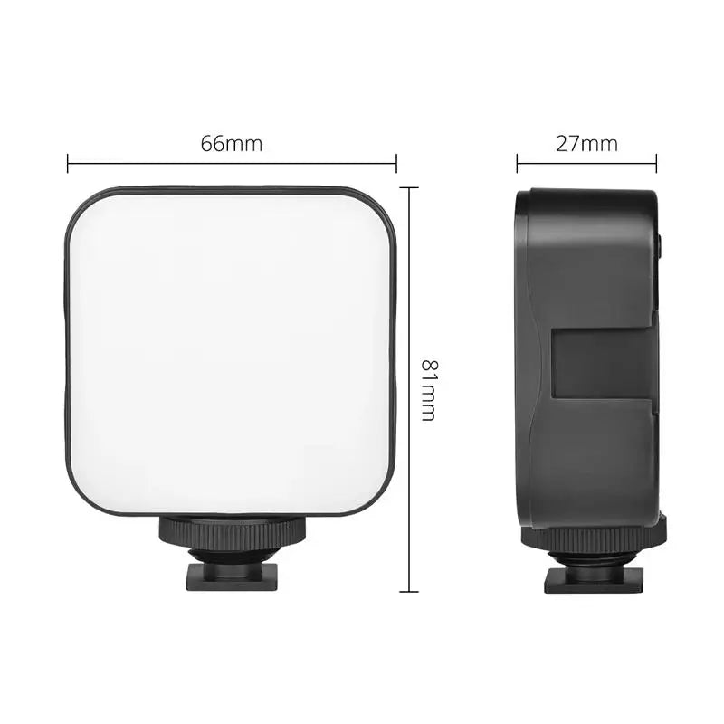 USB Charge Portable LED Video Mini Fill Light For Sports Camera Smartphone Laptop Universal Selfie Adjustable Photography Lamp
