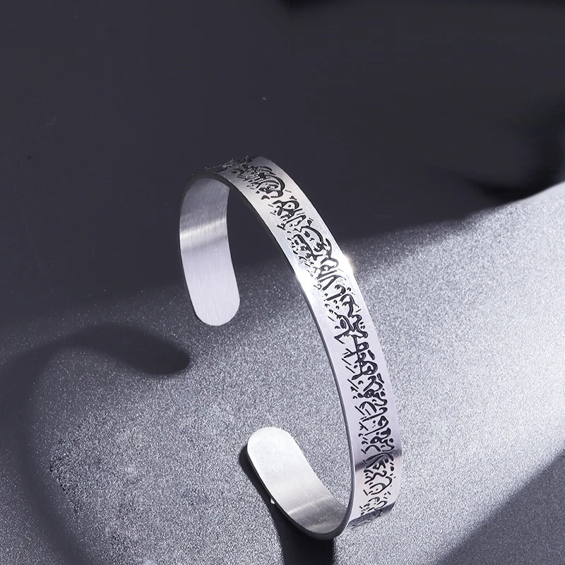 Creative Design Cutlery Knife Fork Men Bangles Women Stainless Steel Friendship Arm Cuff Open Bracelet Fun Trend Jewelry