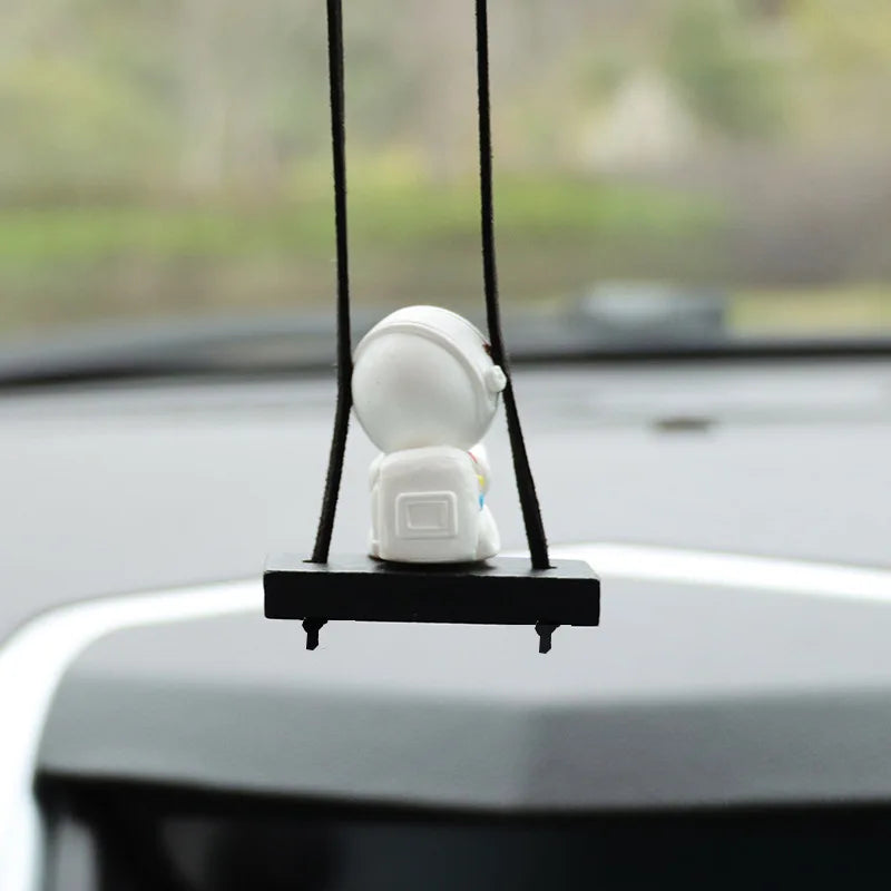 Car Accessories Interior Fun Ornaments Adorn Decors Car Decoration Creative Astronaut Pendant