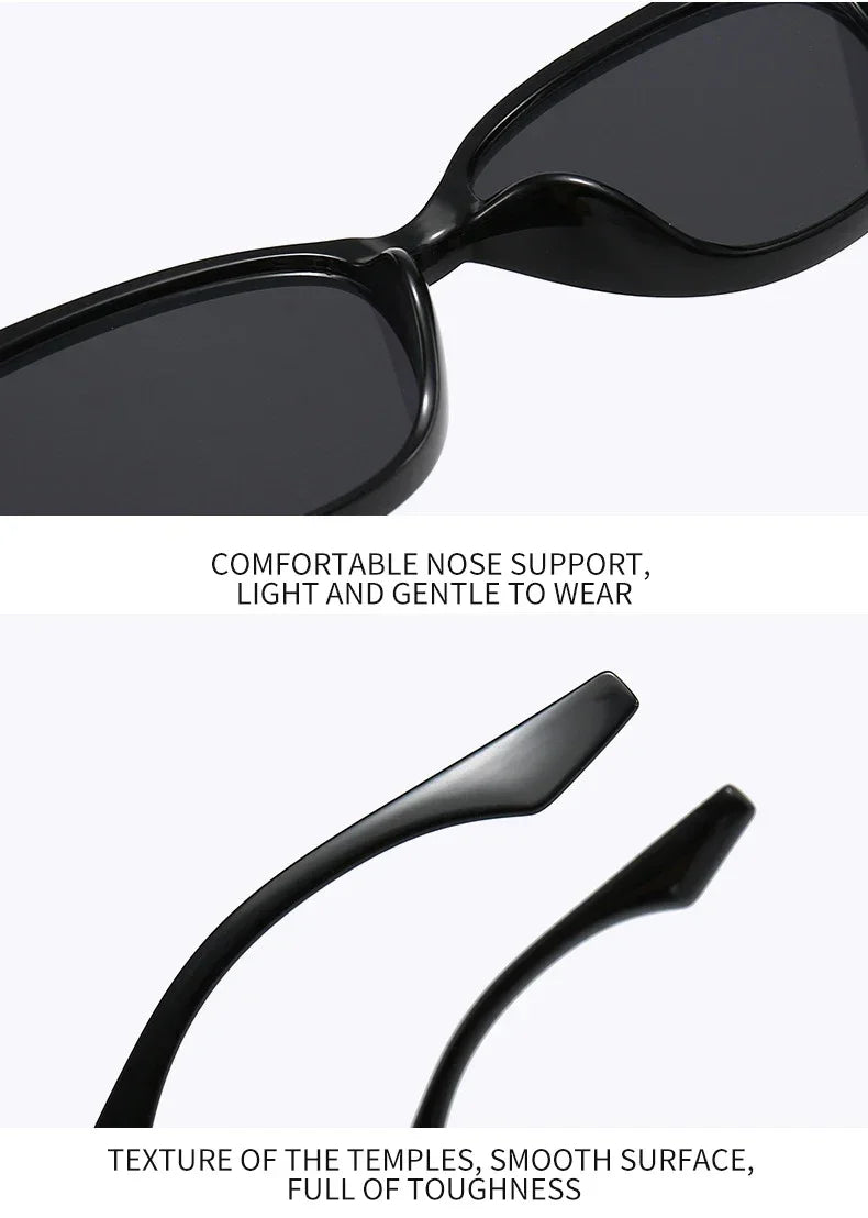 Vintage Cat Eye Women Sunglasses Vintage Small Frame Sun Glasses for Men Luxury Brand Design Outdoor Eyewear UV400